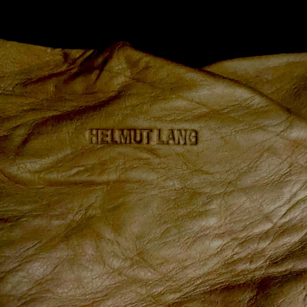 Helmet Lang Foldable Clutch Bag